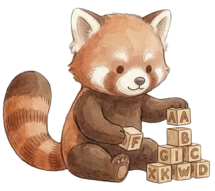 Red panda organizing files